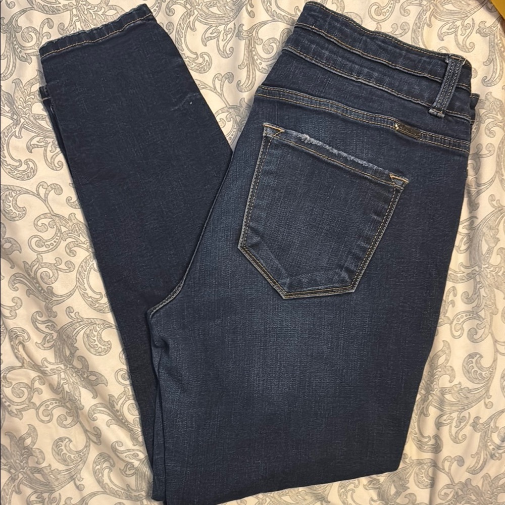 KanCan- Signature Kurvy Mid-rise Ankle Skinny Jeans